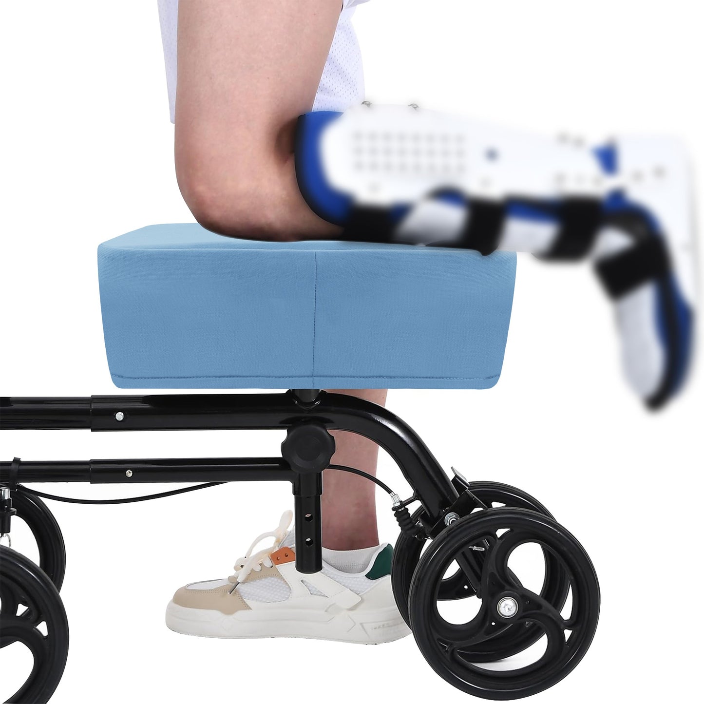 SPRING SEAON Cooling Knee Scooter Pad Cover with Memory Foam