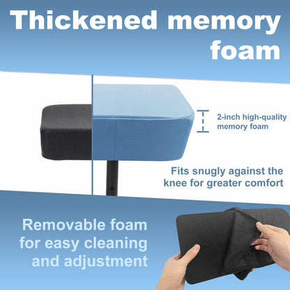SPRING SEAON Cooling Knee Scooter Pad Cover with Memory Foam