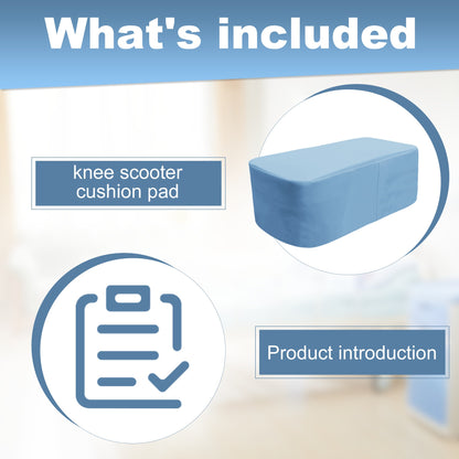 SPRING SEAON Cooling Knee Scooter Pad Cover with Memory Foam