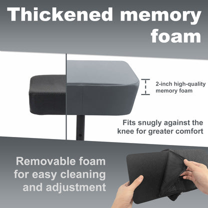 Grey Cooling_Knee_Scooter_Pad_Cover