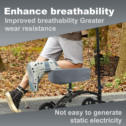 Grey Cooling_Knee_Scooter_Pad_Cover
