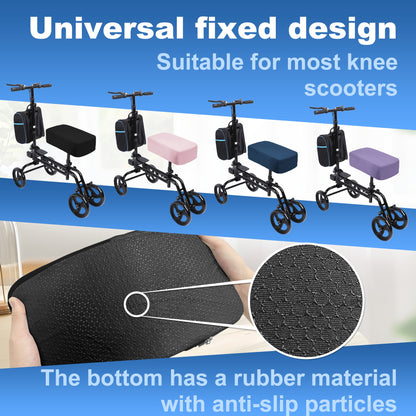 Black Cooling_Knee_Scooter_Pad_Cover