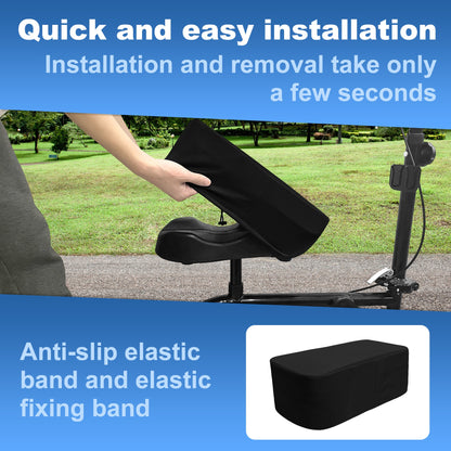 Black Cooling_Knee_Scooter_Pad_Cover