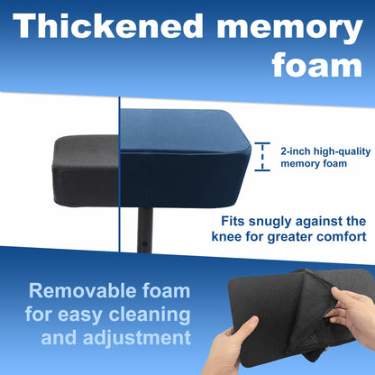 Navy Cooling_Knee_Scooter_Pad_Cover
