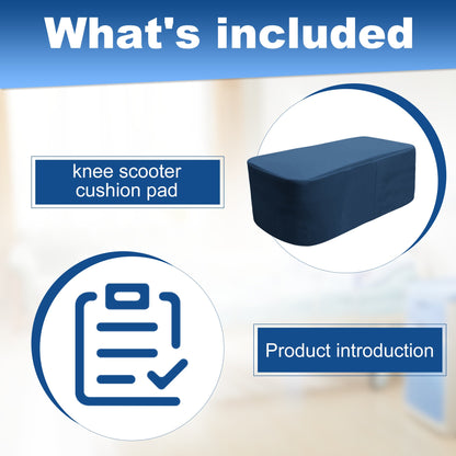 Navy Cooling_Knee_Scooter_Pad_Cover