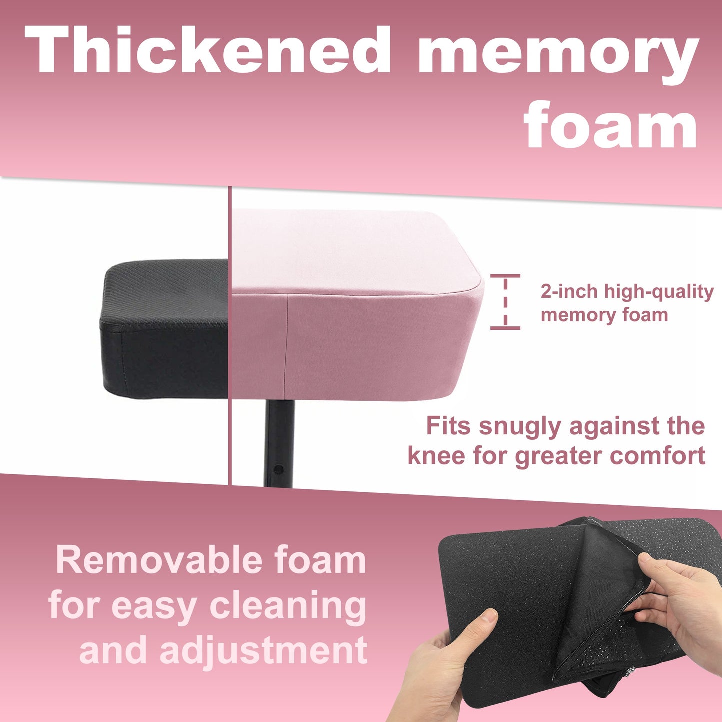 SPRING SEAON Cooling Knee Scooter Pad Cover with Memory Foam