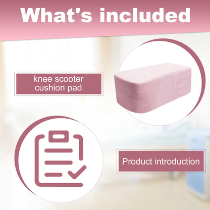 SPRING SEAON Cooling Knee Scooter Pad Cover with Memory Foam