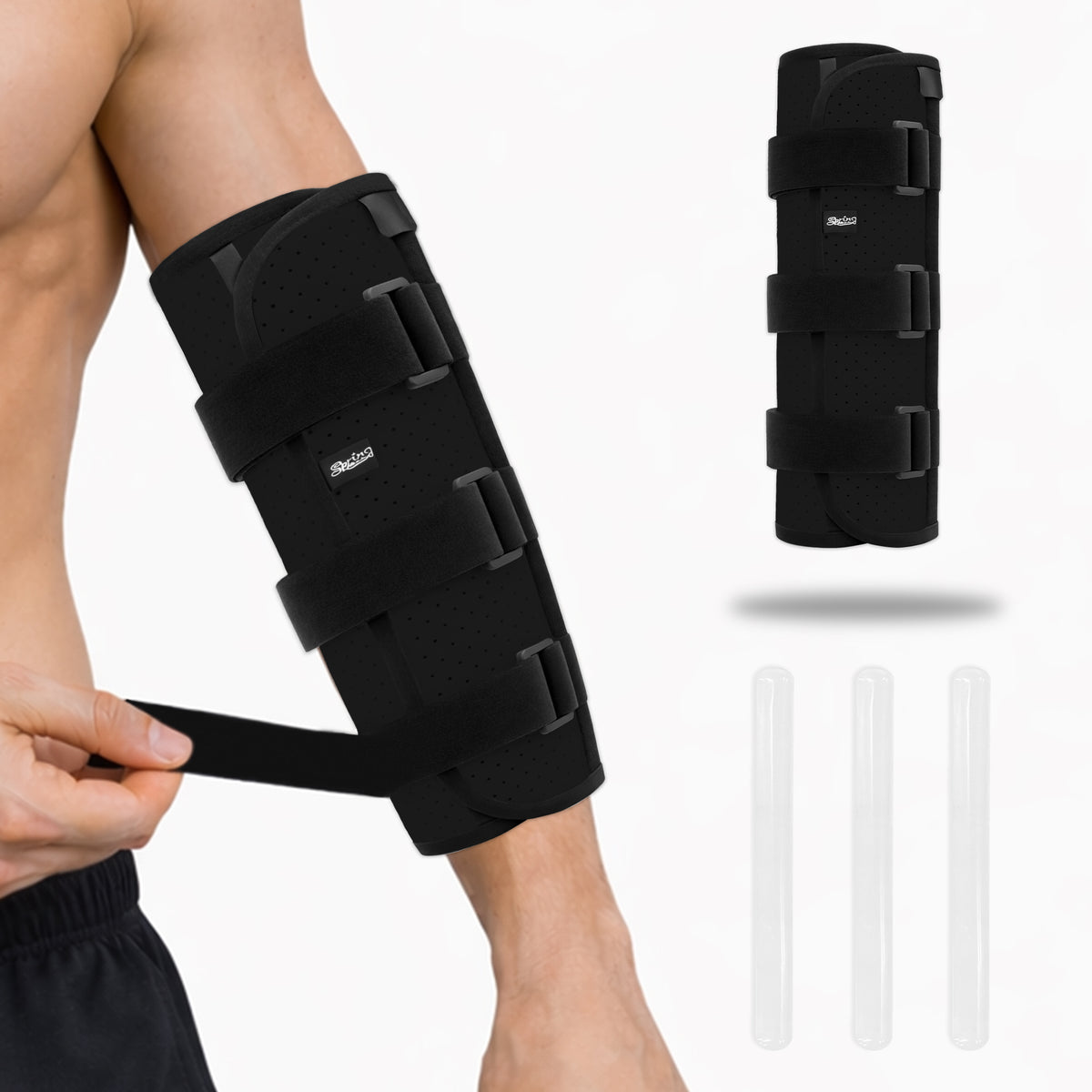 Color-​SPRING SEAON Adjustable Elbow Support Sleeve for Sleeping and Day Working - Fit Adult Right & Left Arm - SpringSeaon