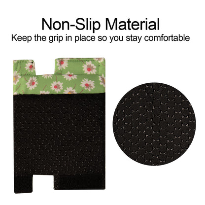 Green_flower_t-handle_cane_pads_cover