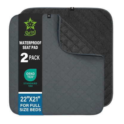 Grey-​SPRING SEAON 2Pcs Waterproof Chair Pad 