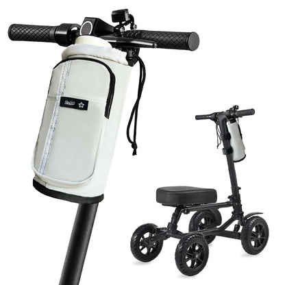 Grey knee scooter bag