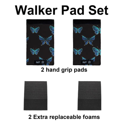 SpringSeaon Walker Hand Grip Padded Covers - Non-Slip Moisture-Wicking Cushion