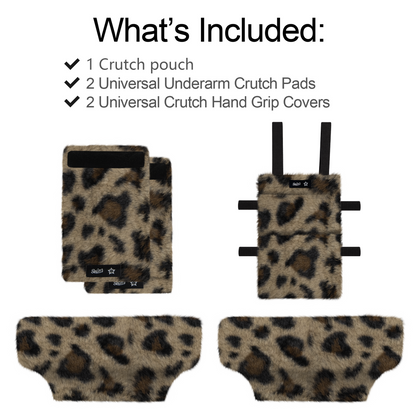 Color-​SPRING SEAON Plush Crutches Padding & Crutch Bag (5 PCS) - SpringSeaon