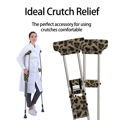 Color-​SPRING SEAON Plush Crutches Padding & Crutch Bag (5 PCS) - SpringSeaon