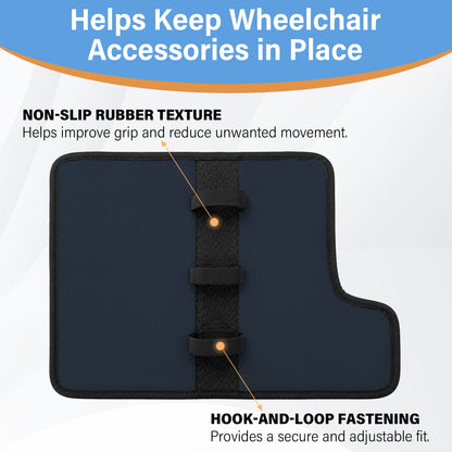 SPRING SEAON Wheelchair Side Bag with Cup Holder & Armrest Pouch - Multi-Pocket Organizer