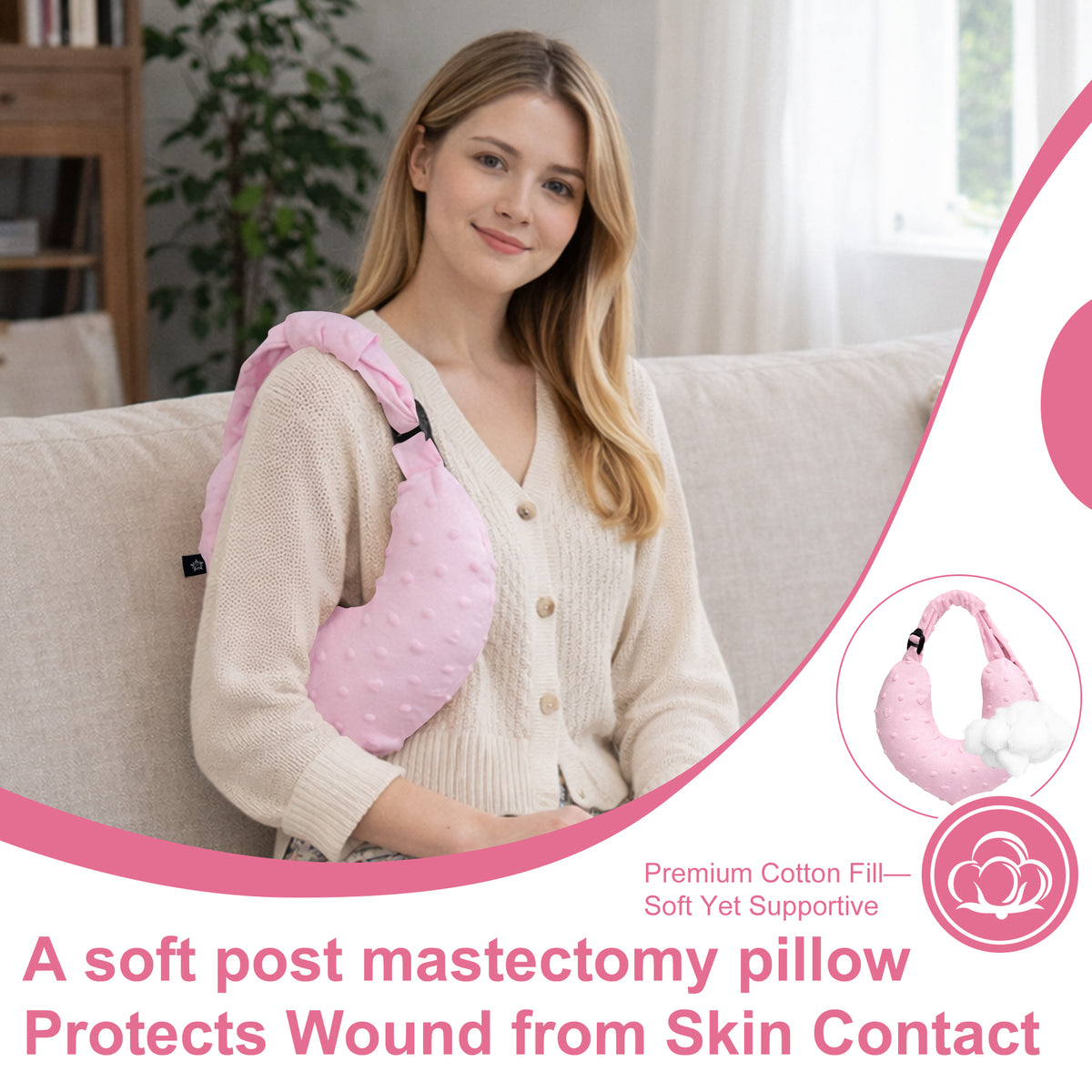 PINK Armpit Support Pillow