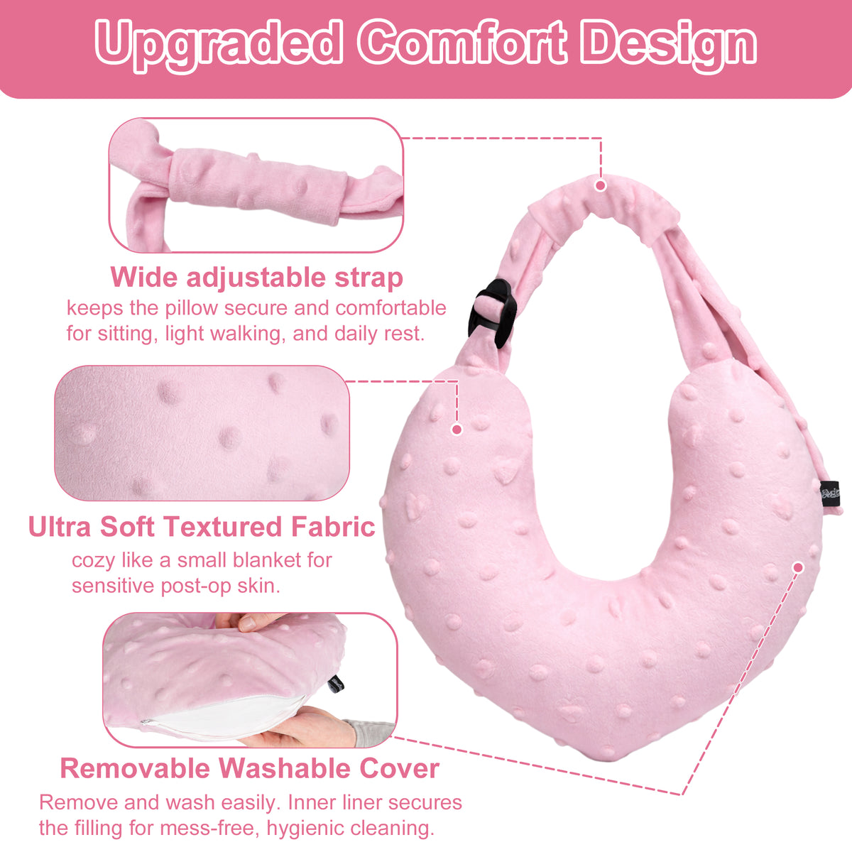 PINK Armpit Support Pillow