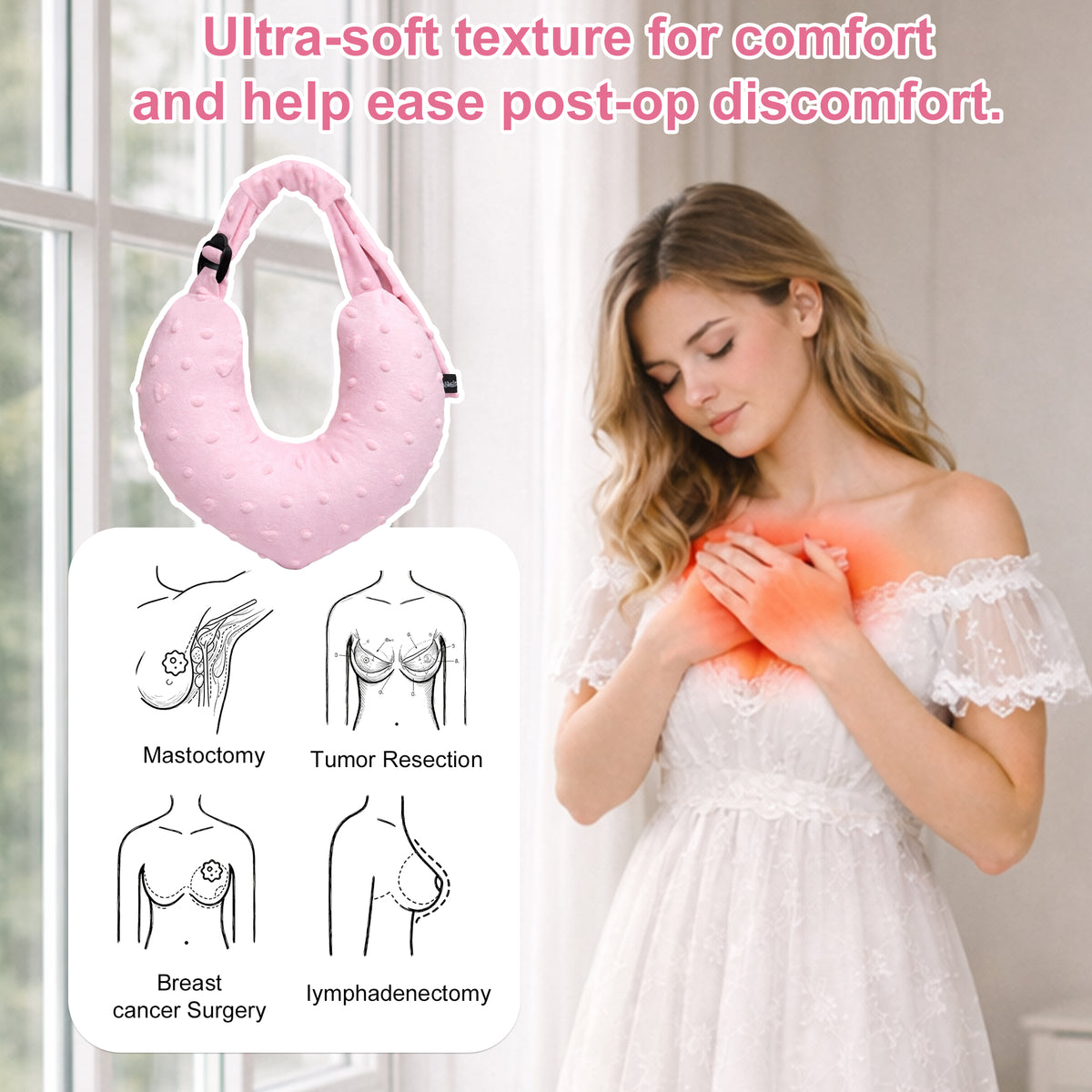 PINK Armpit Support Pillow