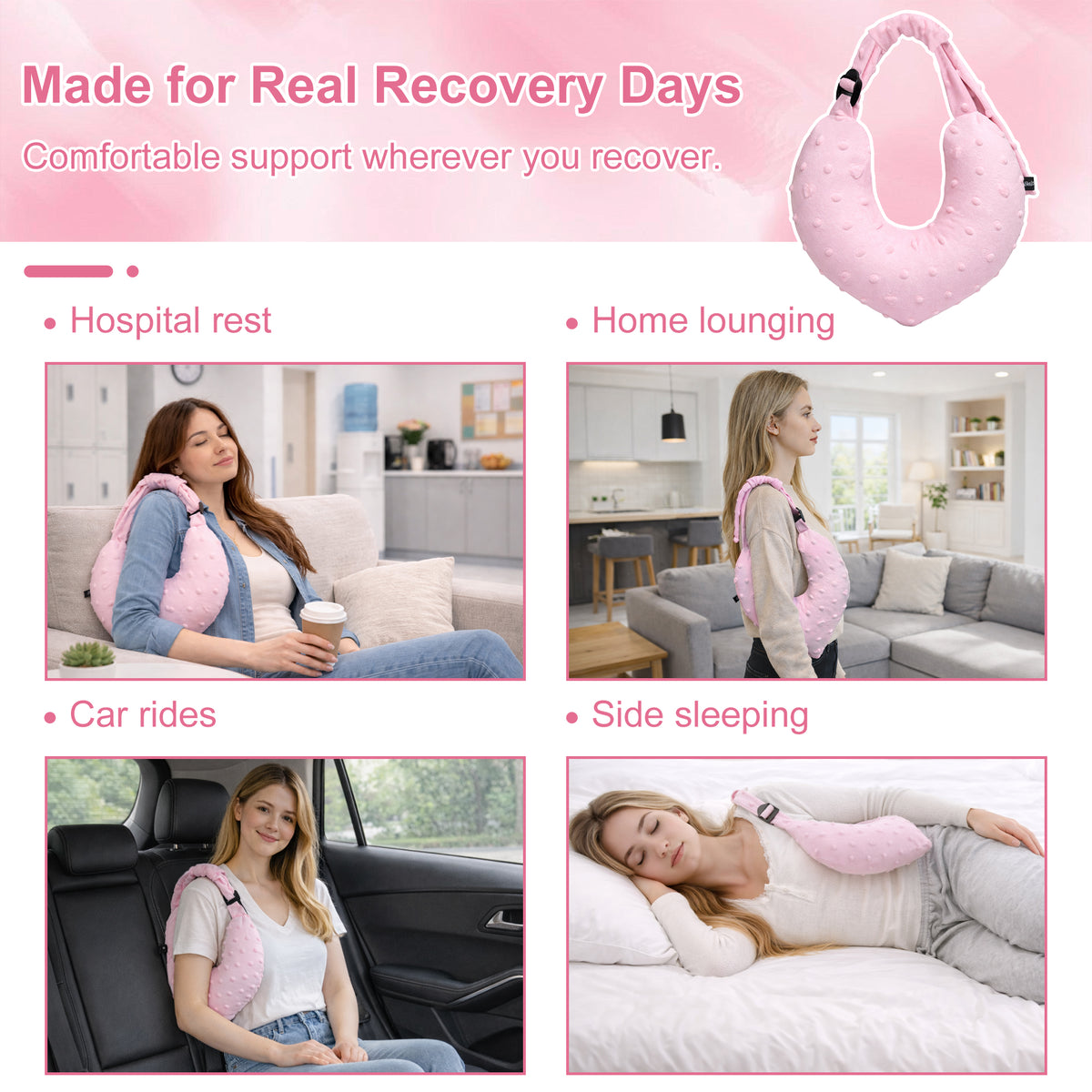PINK Armpit Support Pillow