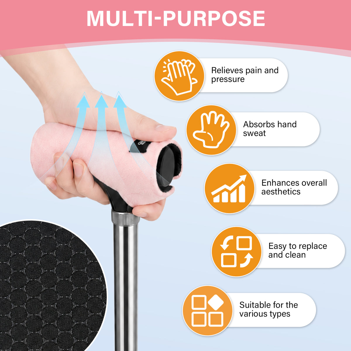 Pink T-handle_cane_pad