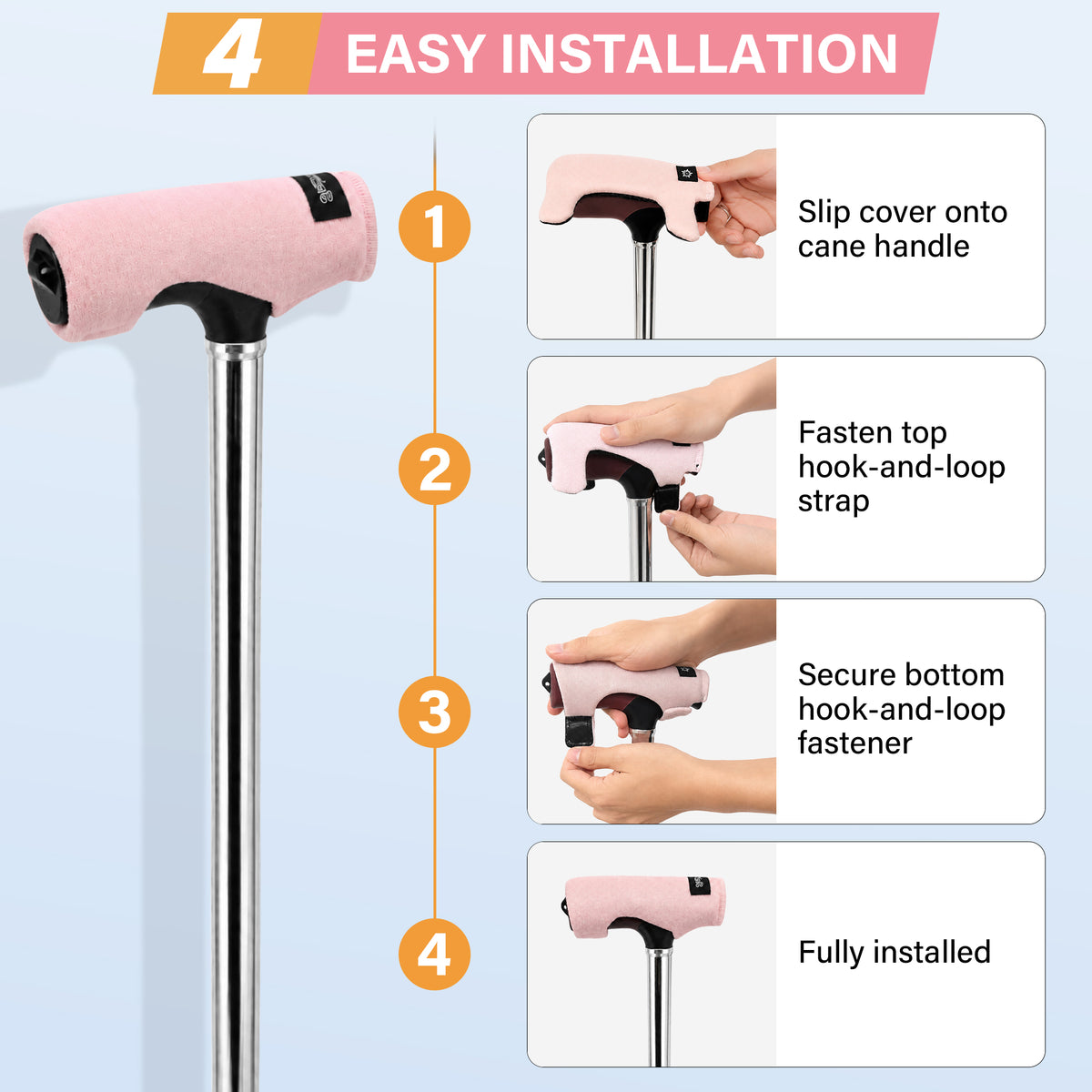 Pink T-handle_cane_pad