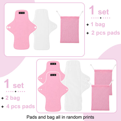Color-​SPRING SEAON 2 PCS Reusable Menstrual Pads - SpringSeaon