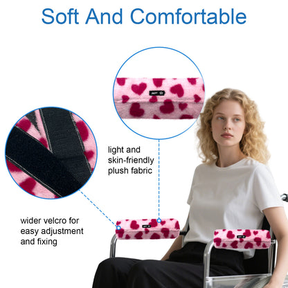 Color-​SPRING SEAON Pattern Fluffy Armrest Pads 3 Colors - SpringSeaon