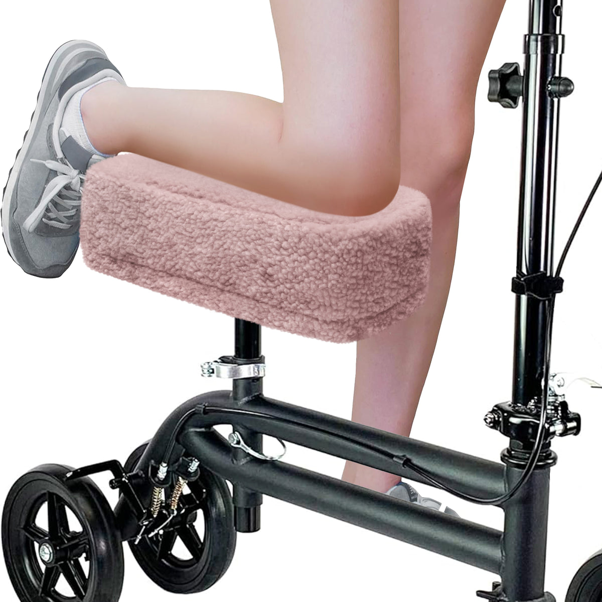 Color-​SPRING SEAON Knee Scooter Cushion Pad Cover for Adults - SpringSeaon