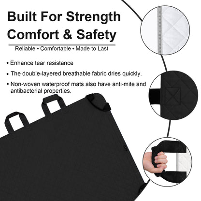 SPRING SEAON 34" x 52" Positioning Bed Pad, Waterproof Transfer Sheet with 8 Reinforced Handles