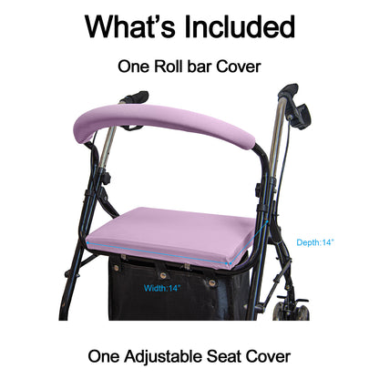 Purple ​SPRING SEAON Unisex Rollator Walker Seat and Backrest 015