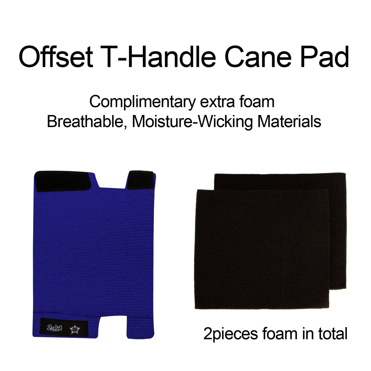 Royal Blue_T-handle_cane_pads