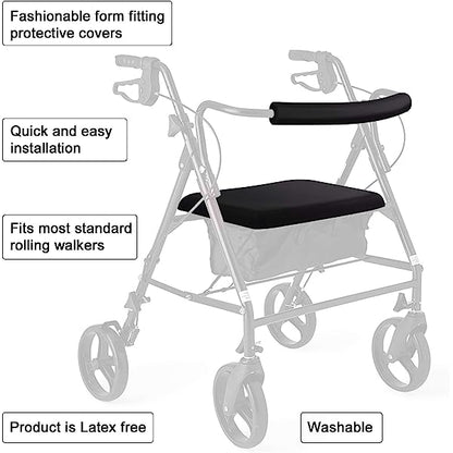 Customized 500Pcs Rollator Walker Seat and Backrest Rollbar Covers Colorful Printing Patterns  FOB Price