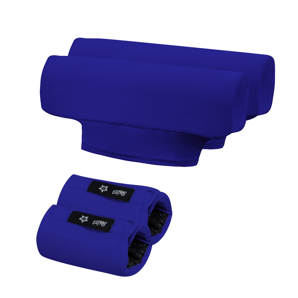 Color-​Universal Underarm Crutches Padded Crutch Pads with Hand Grips Padding Handle Covers White - SpringSeaon