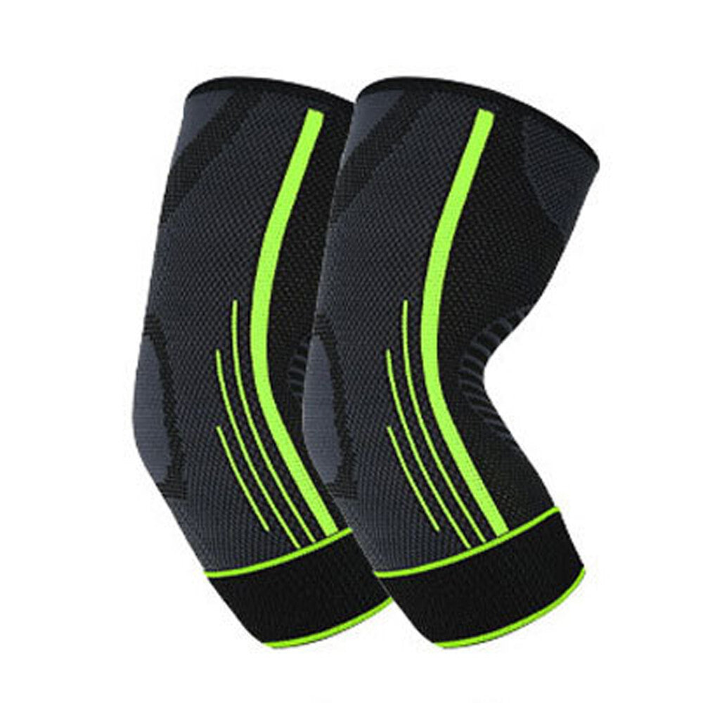 Color-​Elbow Compression Sleeve (1 Pair) - Arm Support for Sports & Weightlifting S-L - SpringSeaon