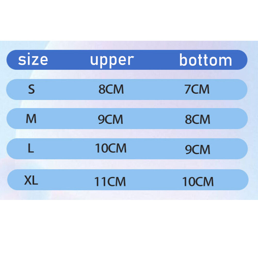 Ankle Compression Sleeve (1 Pair) - Ankle Support for Sports Running S-L