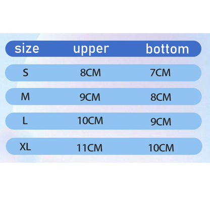 Ankle Compression Sleeve (1 Pair) - Ankle Support for Sports Running S-L