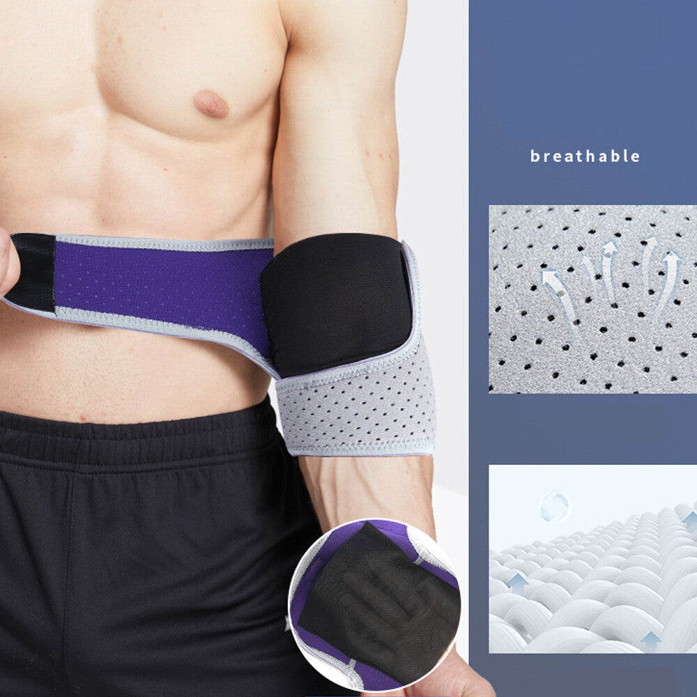 Color-​Adjustable Elbow Compression Sleeve (1 Pair) - Arm Support for Sports & Weightlifting One Size - SpringSeaon
