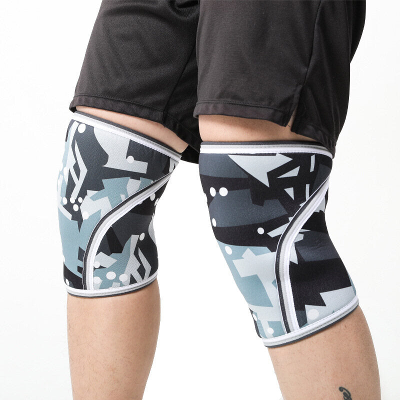 Color-​SPRING SEAON 7mm Compression Knee Sleeves - SCR Fabric Sports Gear (1 Pair) S-XXL - SpringSeaon
