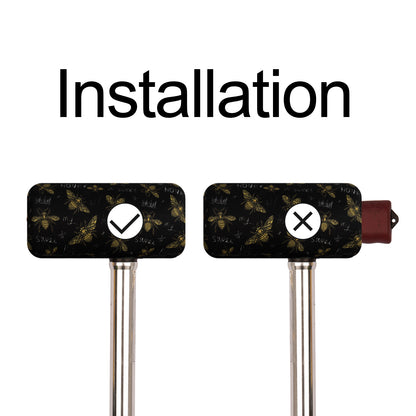 SpringSeaon Cane Handle Padding Covers - Universal Fit T-Handle Grip Pads for Cane Pattern