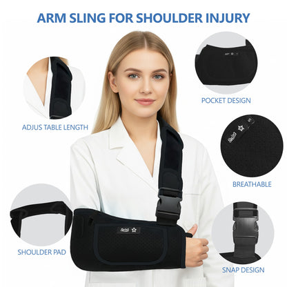 black_Arm_Sling_Shoulder_belt
