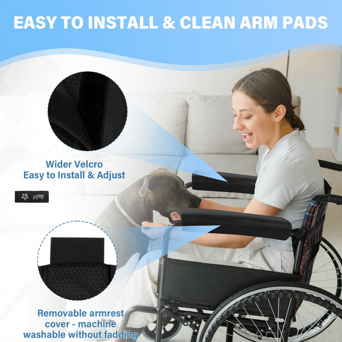 Color-​SPRING SEAON Suede Velvet Armrest Pads - Ergonomic Cushion for Gaming & Office Chairs - SpringSeaon
