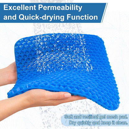 Color-​SPRING SEAON Non-Slip Gel Shower Chair Cushion – Quick-Dry Mesh Bath Seat Pad - SpringSeaon