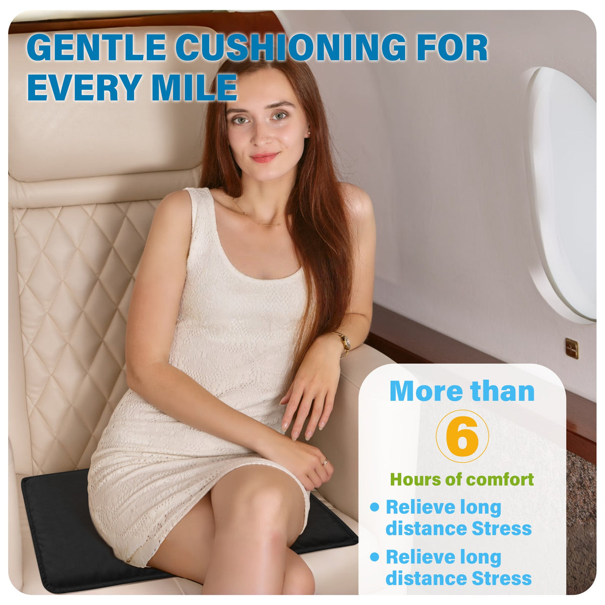Color-​SPRING SEAON Large Gel Seat Cushion – Honeycomb Buffer Design with Extra Thick Filling, Anti-Slip Bottom - SpringSeaon