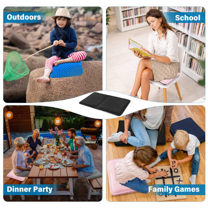 Color-​SPRING SEAON Large Gel Seat Cushion – Honeycomb Buffer Design with Extra Thick Filling, Anti-Slip Bottom - SpringSeaon