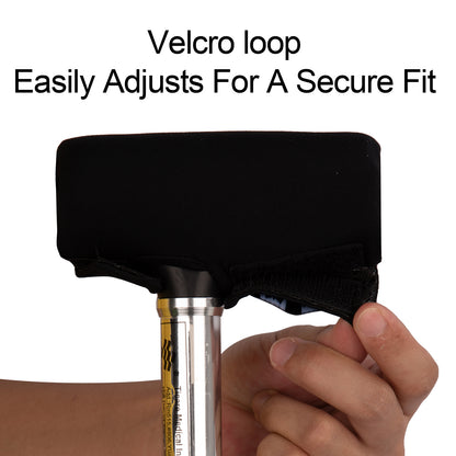 black-​SpringSeaon Padded Cane Handle Covers - Universal Fit T-Handle Grip for Daily Mobility Accessories - SpringSeaon