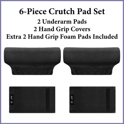 Color-​SPRING SEAON Plush Padded Crutches Covers Velvet Underarm Crutch Pads Non Slip - SpringSeaon