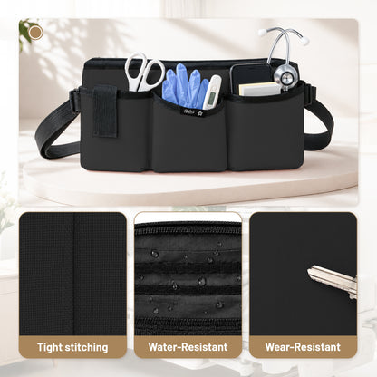 SPRING SEAON Fanny Pack with 5 Tool Pockets and Adjustable Strap Work Waist Bag