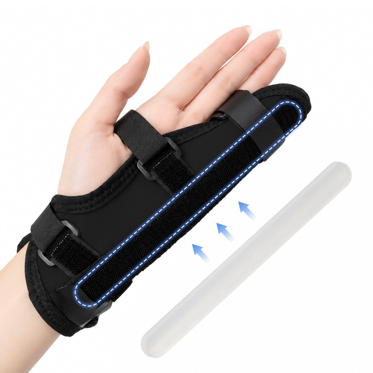 Black finger support