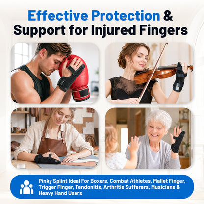 Black finger support