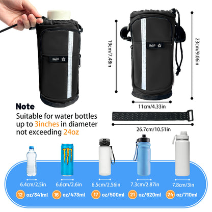 black knee scooter bag